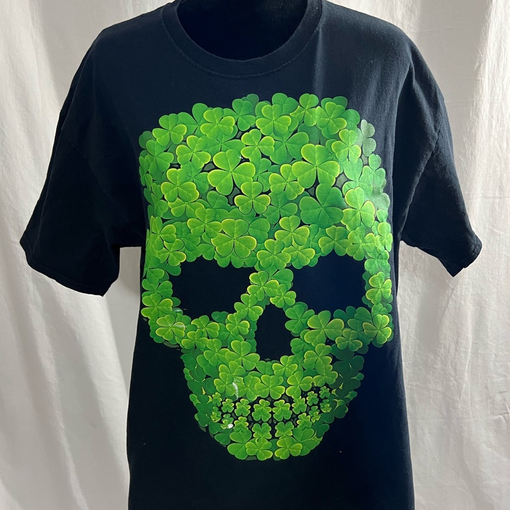 Lucky Brand Clover Scull T-Shirt